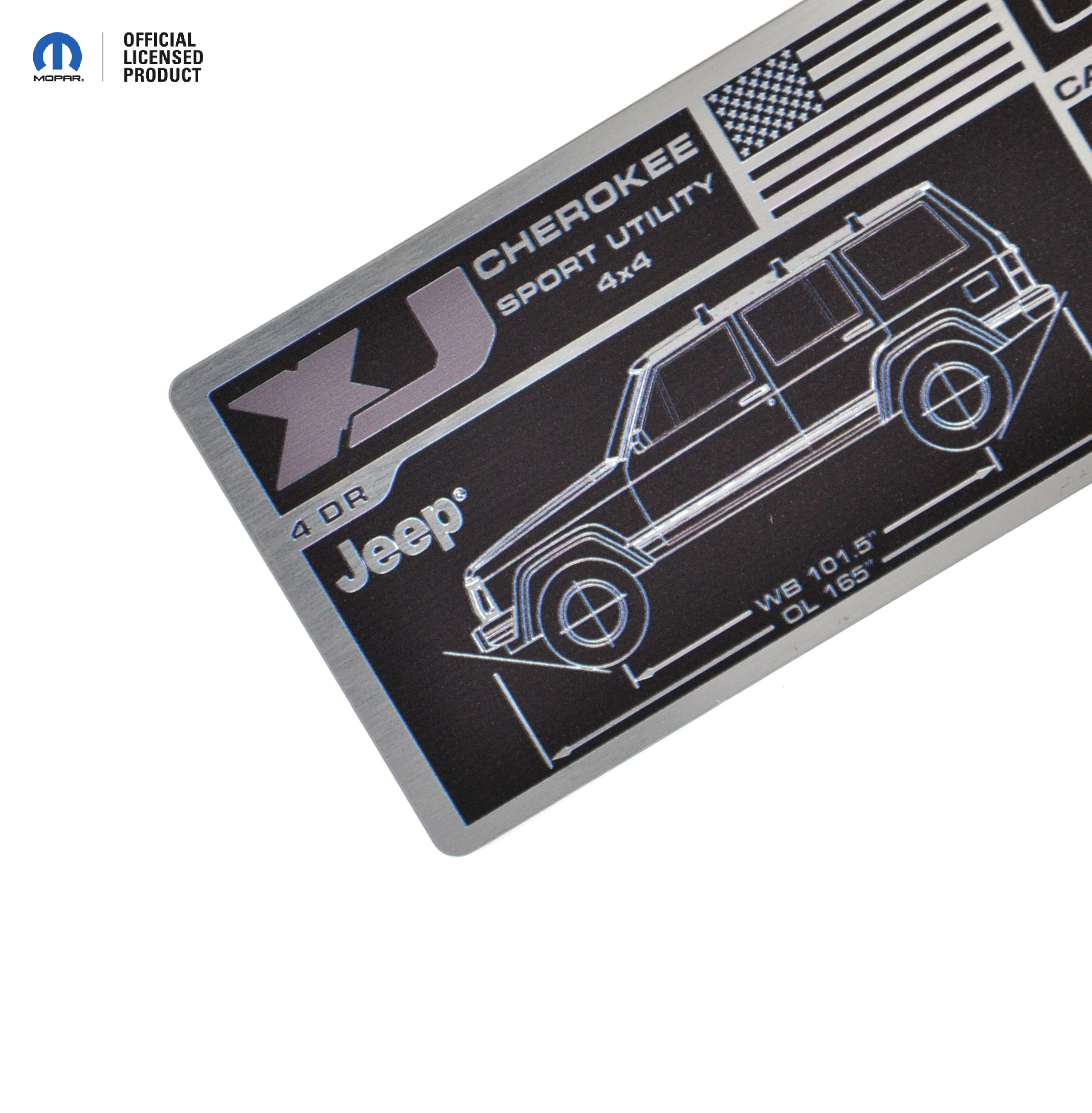 Jeep Cherokee (XJ) Gen2 Fender Badges — Azzy's Design Works